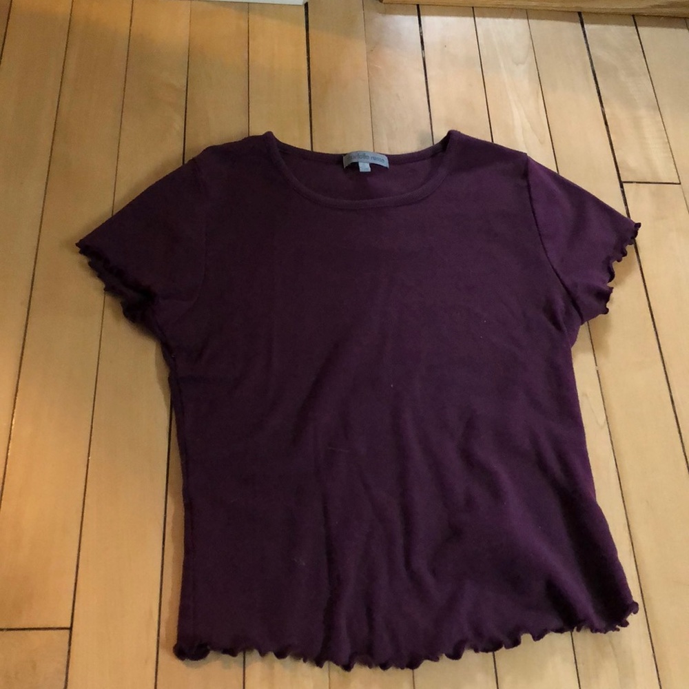 Charlotte Russe lettuce hem top